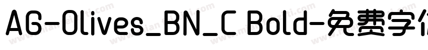 AG-Olives_BN_C Bold字体转换